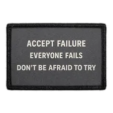 Pull Patch Accept Failure patch velcro 3x2 citat
