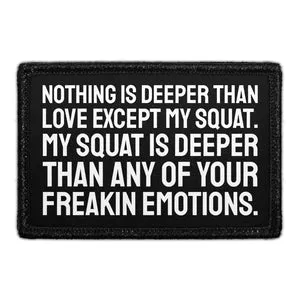 Pull Patch My Squat Is Deeper patch velcro 7,6x5 cm