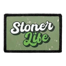 Pull Patch Stoner Life patch med velcro 76x51 mm