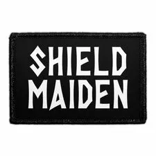 Pull Patch Shield Maiden patch velcro 76 mm