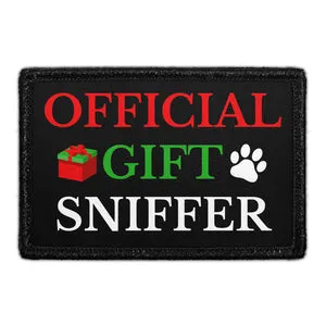 Pull Patch Official Gift Sniffer patch med velcro julehumor