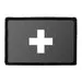 Pull Patch Switzerland Flag patch sort-hvid 1 stk