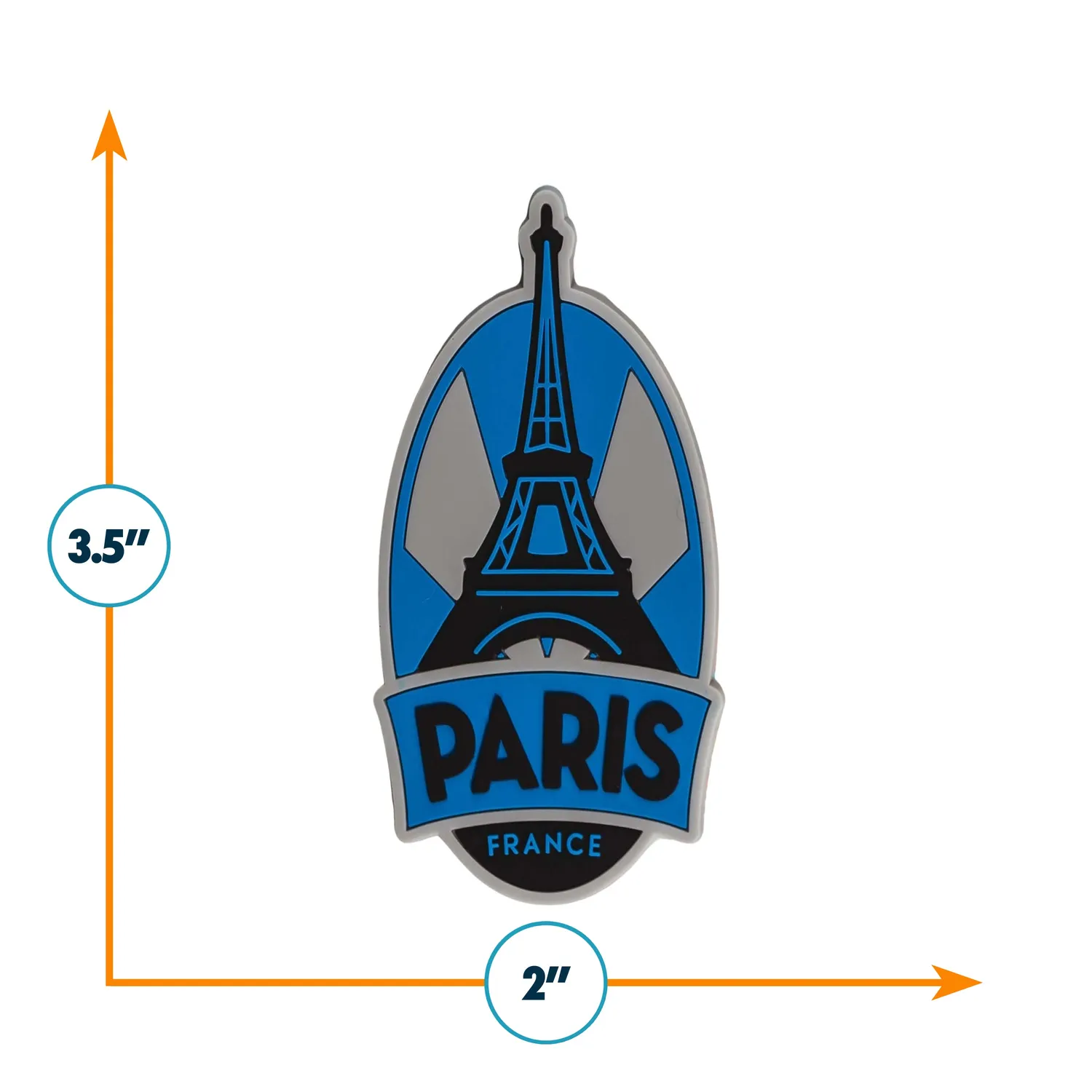Vagabond Heart Paris køleskabsmagnet PVC Eiffeltårn