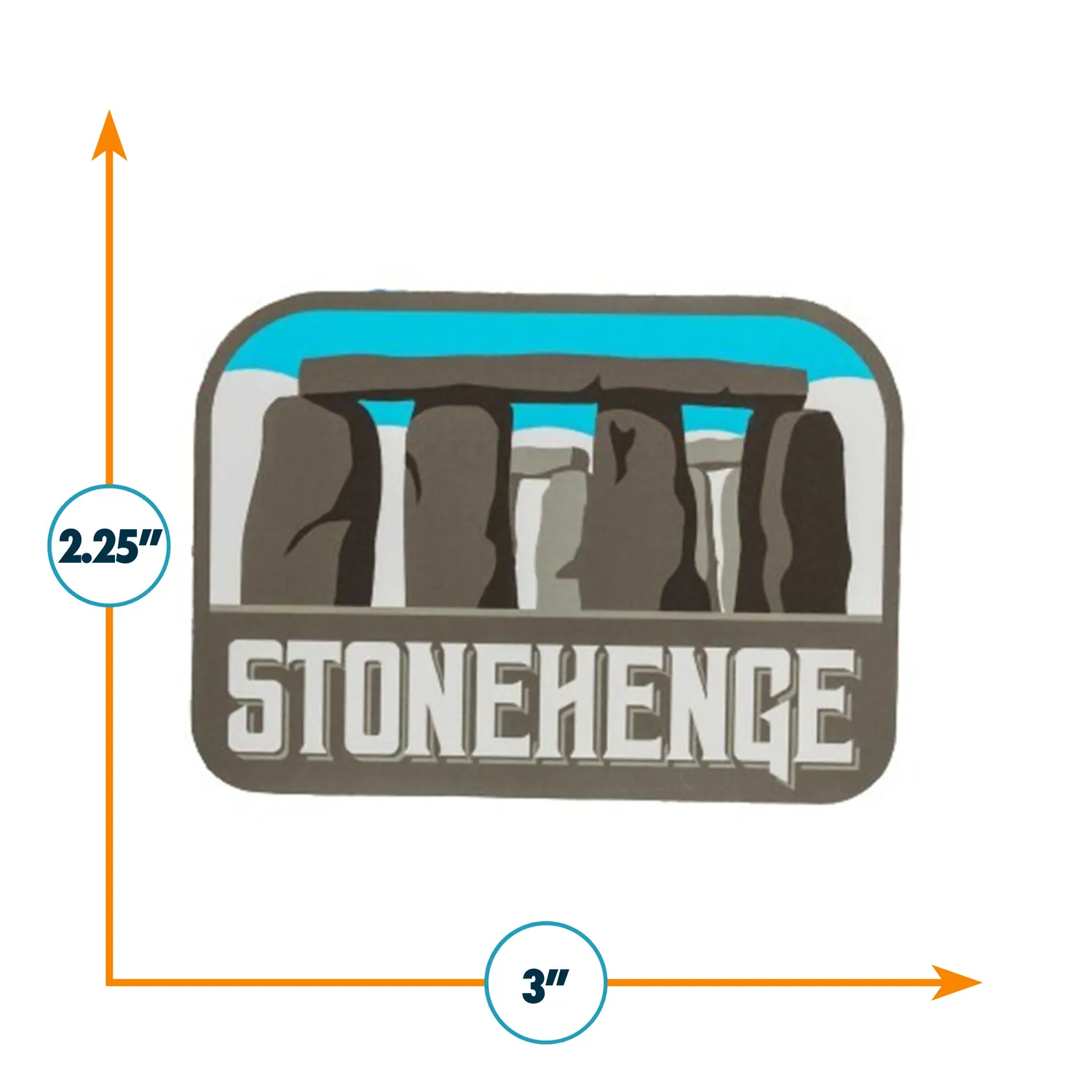 Vagabond Heart Stonehenge klistermærke vejrbestandig