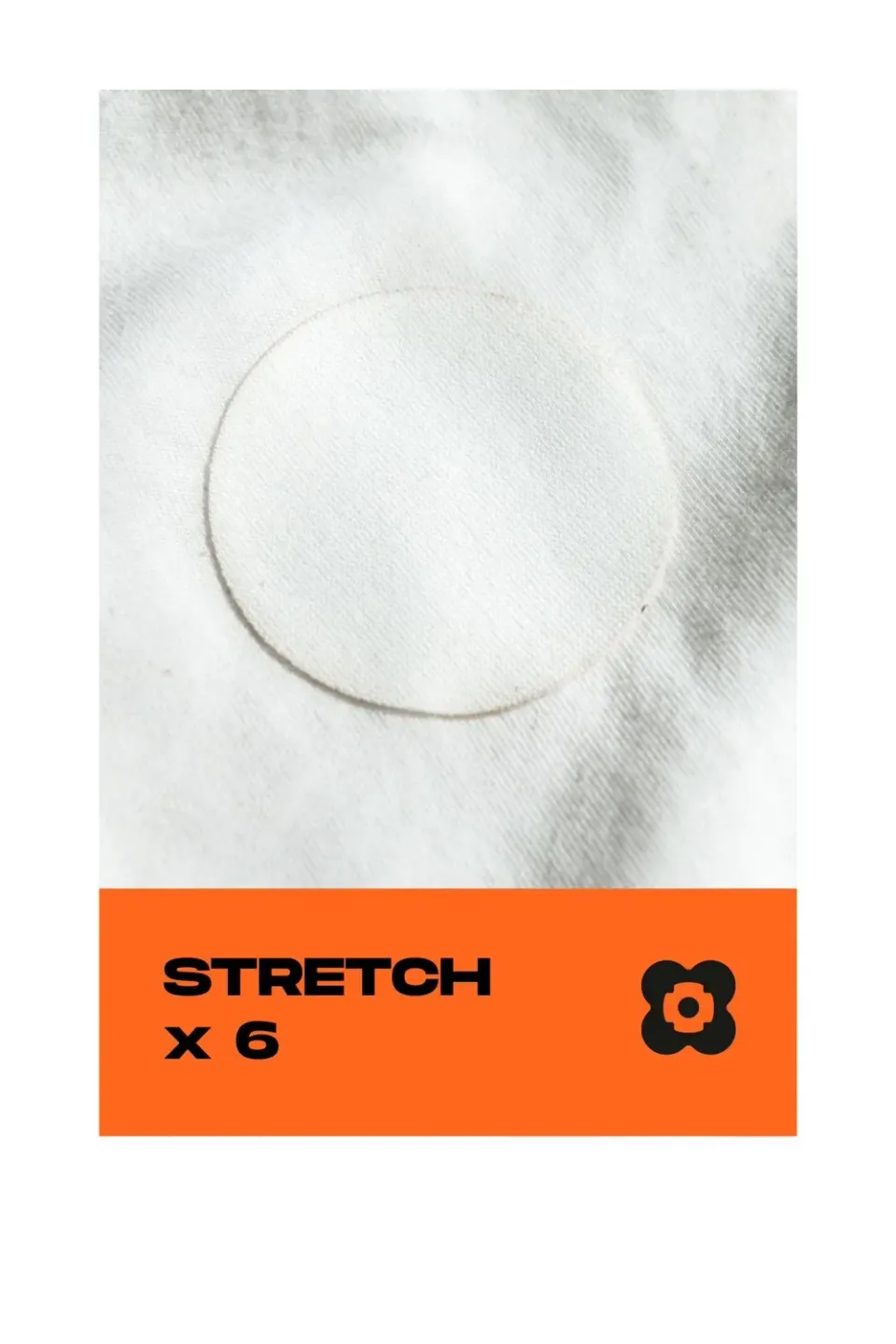 FabPatch Blank tekstillapper 6 stk hvide tegnbare