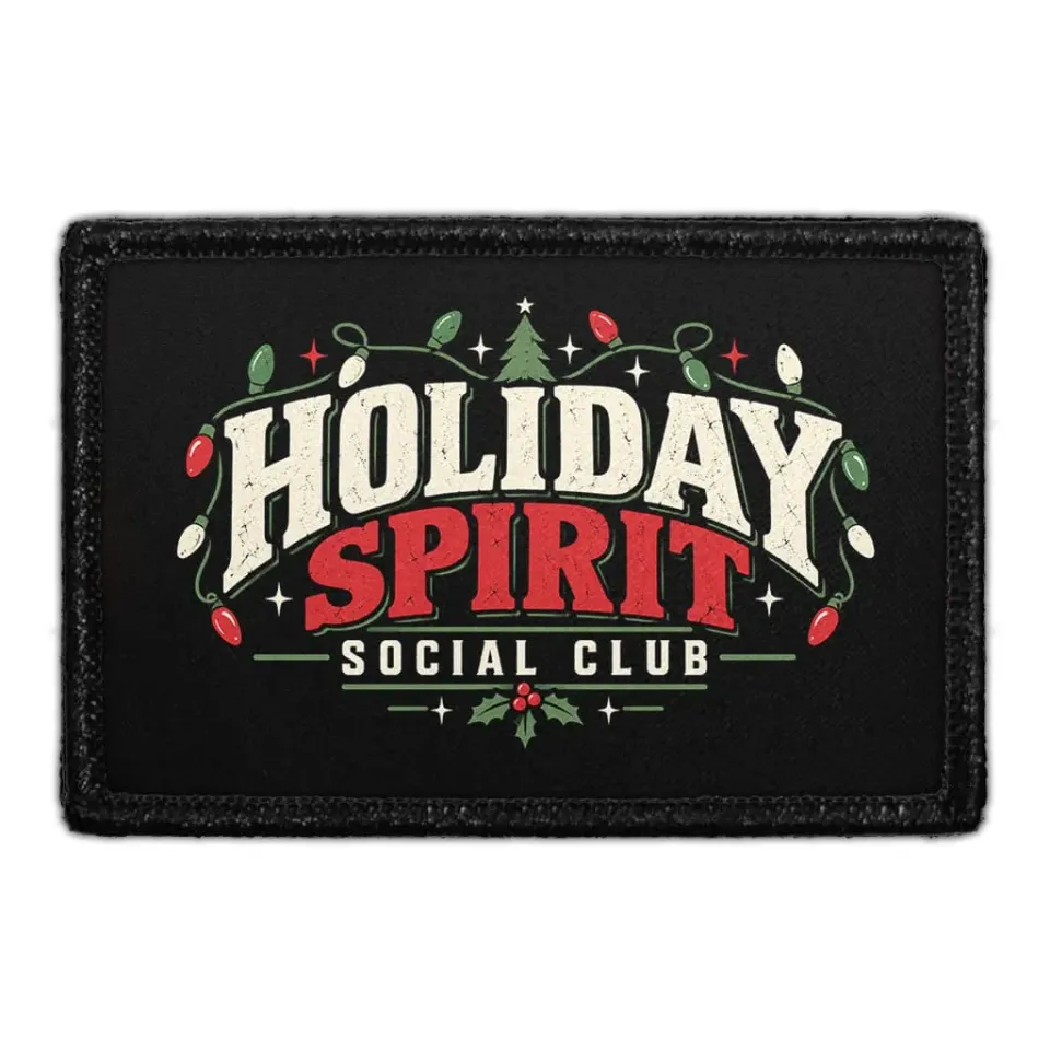 Pull Patch Holiday Spirit Social Club patch 76x51 mm jul