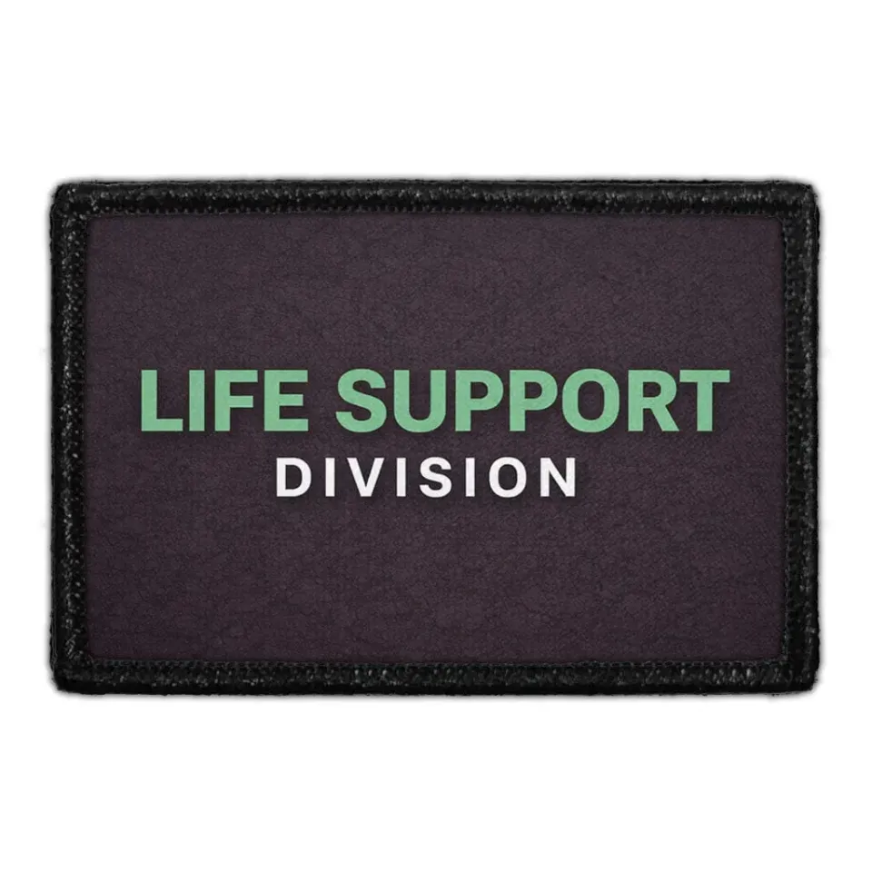 Pull Patch Life Support Division patch 3x2 velcro medic
