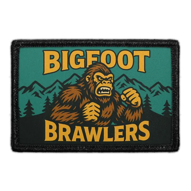 Pull Patch Bigfoot Brawlers patch med velcro 7,6x5 cm