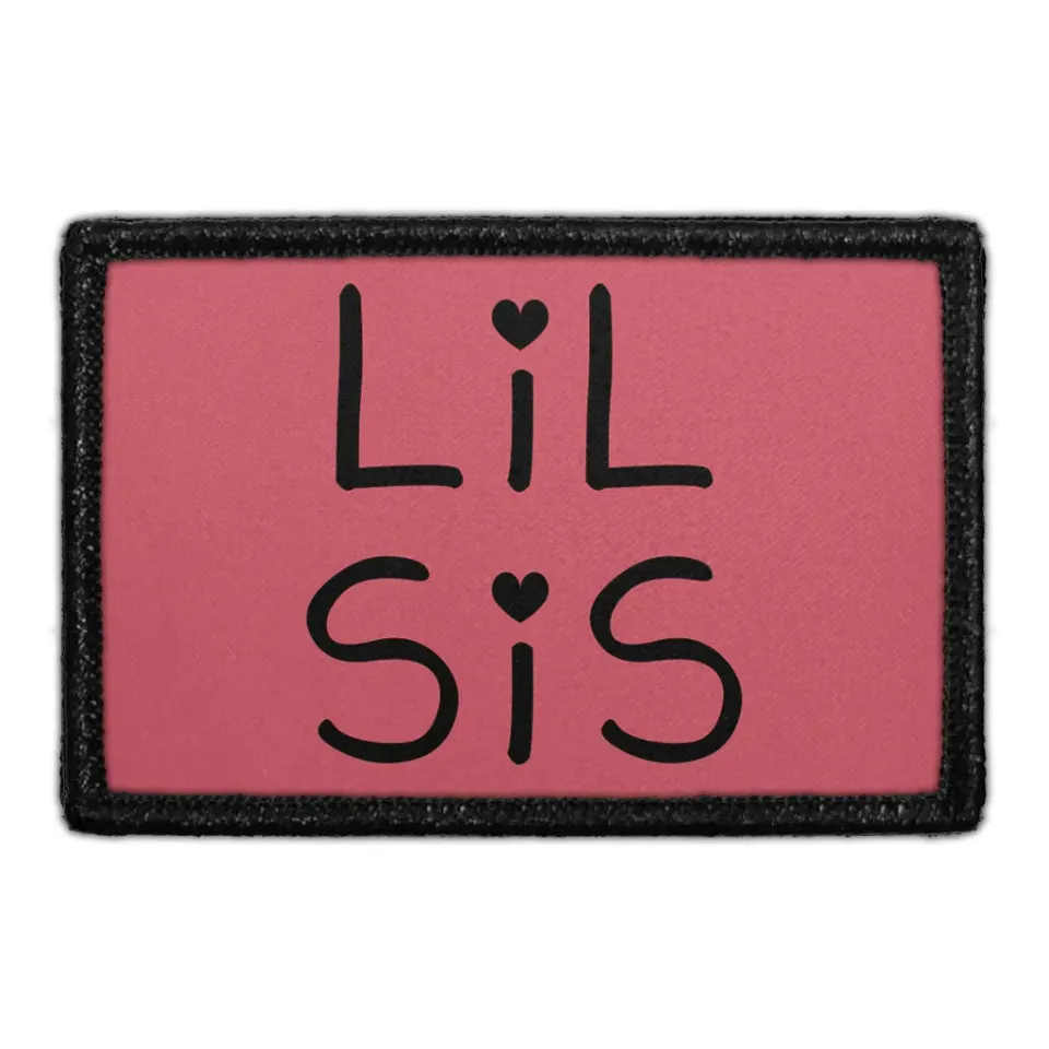 Pull Patch Lil Sis patch 76x51 mm velcro