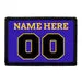 Pull Patch Customizable Jersey Purple Gold patch lilla