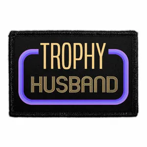 Pull Patch Trophy Husband patch med velcro 7,6 cm