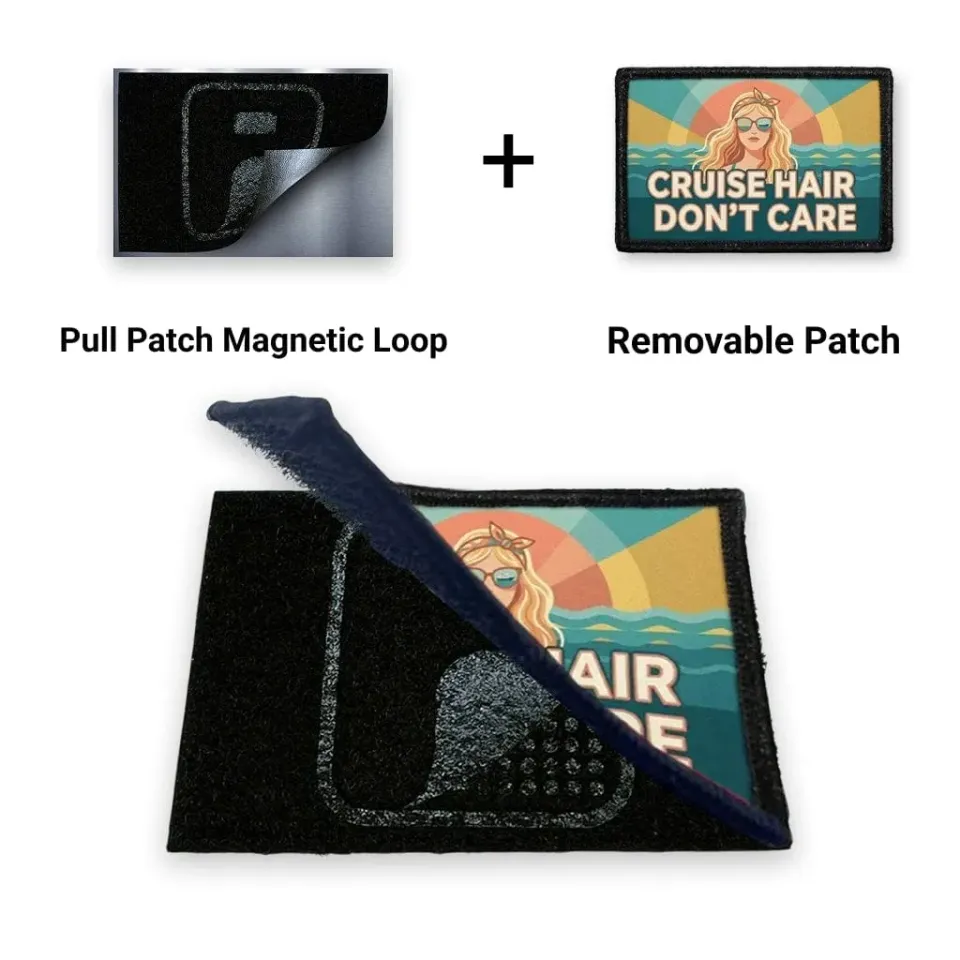 Pull Patch Cruise Hair Don't Care patch velcro rejse