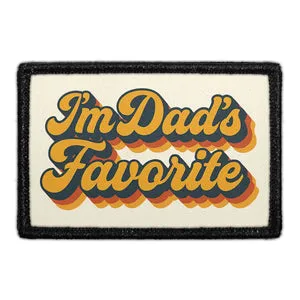 Pull Patch I'm Dad's Favorite Removable patch velcro