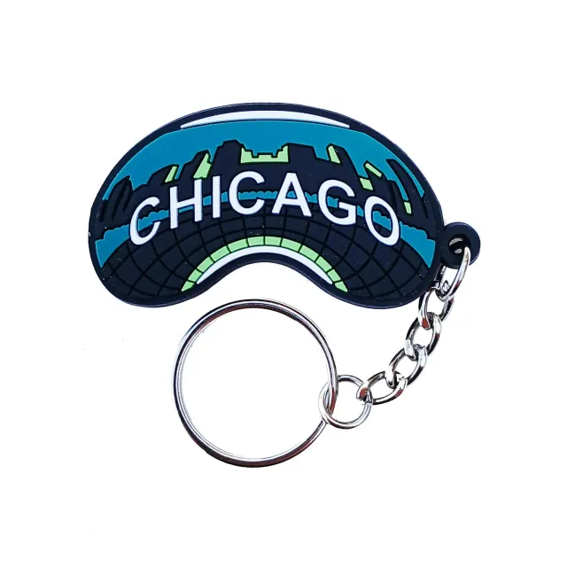 Vagabond Heart Chicago nøglevedhæng Cloud Gate