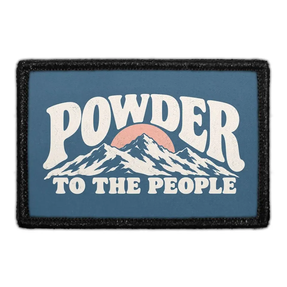 Pull Patch Powder To The People patch med velcro