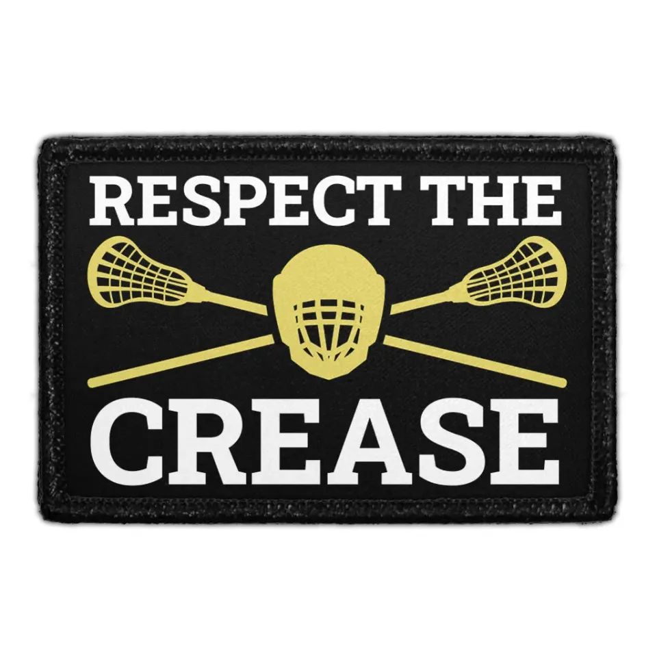 Pull Patch Respect The Crease patch 76x51 mm hockey