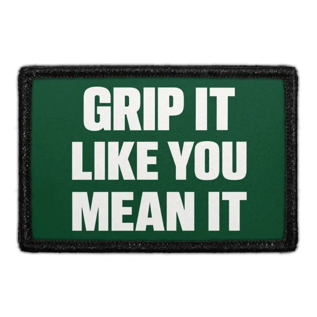 Pull Patch Grip It Like You Mean It velcromærke golf