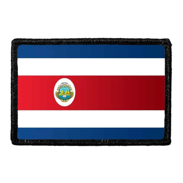 Pull Patch Costa Rica Flag Color patch velcro