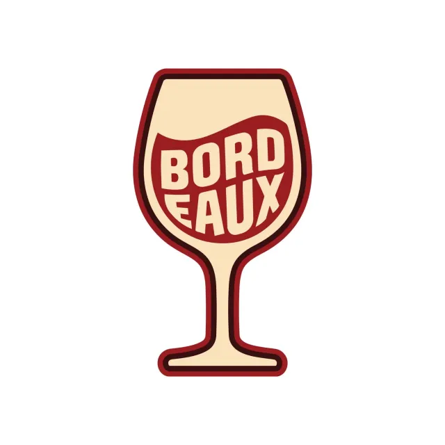 Vagabond Heart Bordeaux France klistermærke vinyl 83x51 mm