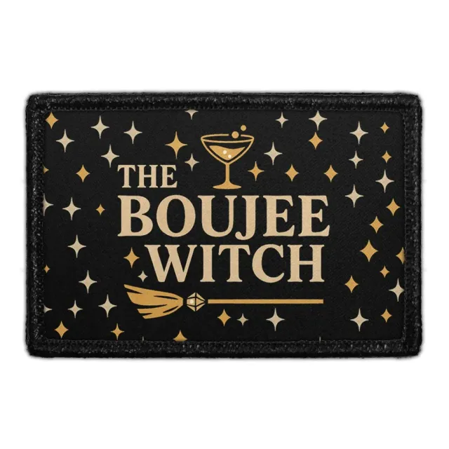 Pull Patch The Boujee Witch patch halloween 76x51 mm