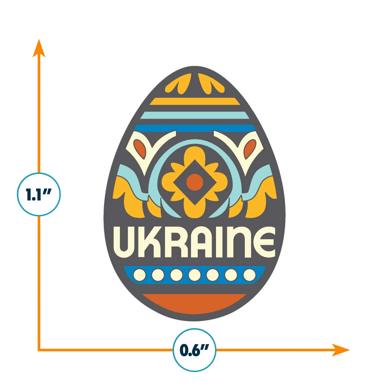 Vagabond Heart Ukraine emaljepin hard emalje