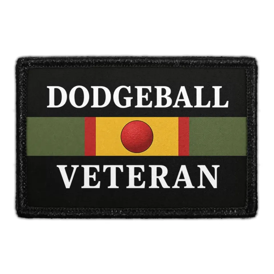 Pull Patch Dodgeball Veteran patch med velcro sport