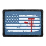 Pull Patch US Flag Disc Golf patch med velcro 1 stk