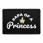 Pull Patch Papa Of A Princess patch med velcro