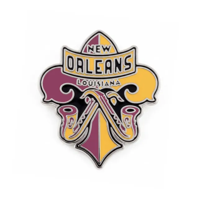 Vagabond Heart New Orleans emaljepin Louisiana hard enamel