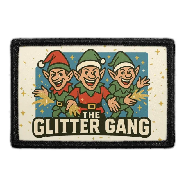 Pull Patch The Glitter Gang patch 7,6x5 cm velcro