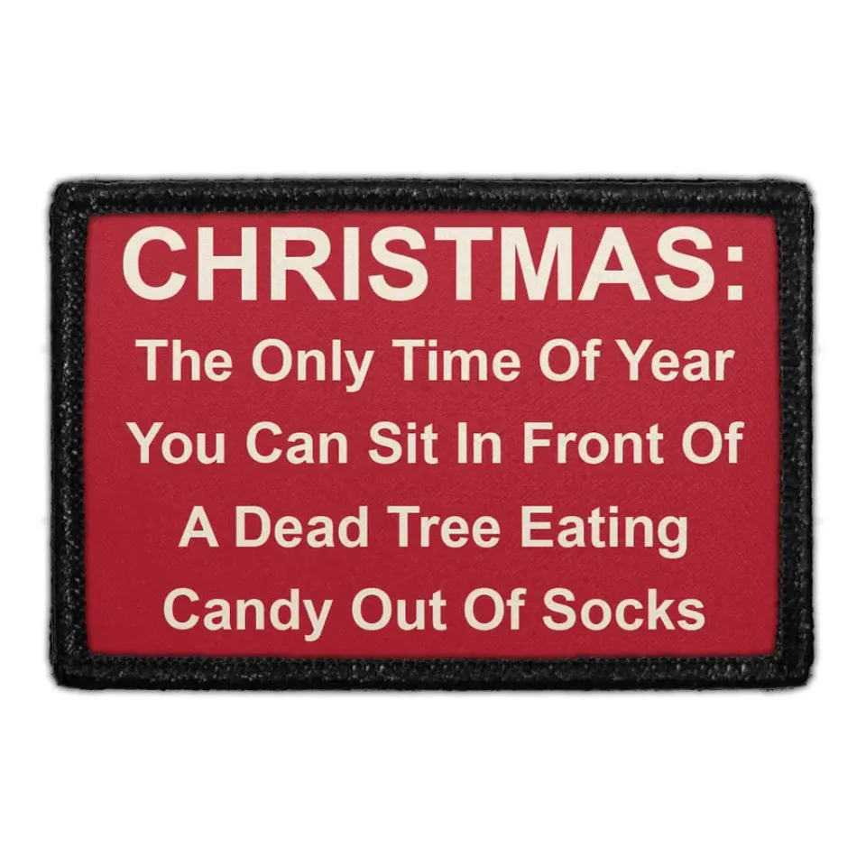 Pull Patch Christmas Dead Tree Candy patch sjov