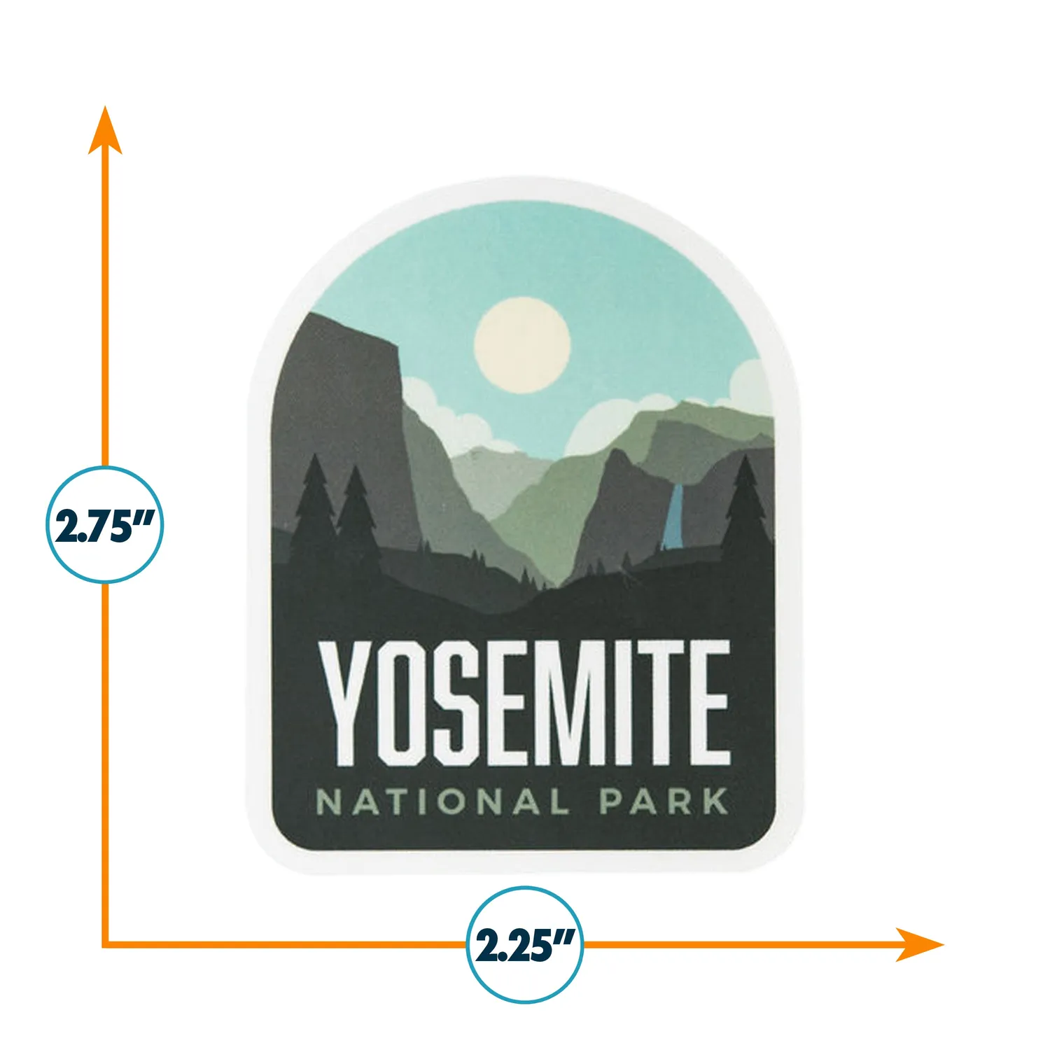 Vagabond Heart Yosemite klistermærke mat vinyl