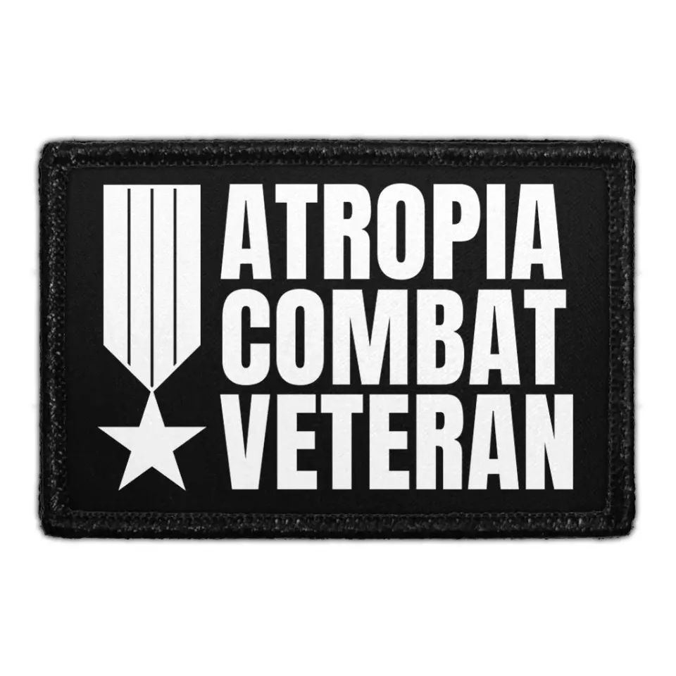 Pull Patch Atropia Combat Veteran patch 76 mm velcro