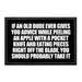 Pull Patch Old Dude Advice velcropatch 3x2" citat