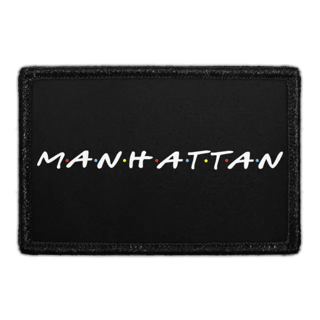 Pull Patch Manhattan Friends patch 76x51 mm velcro