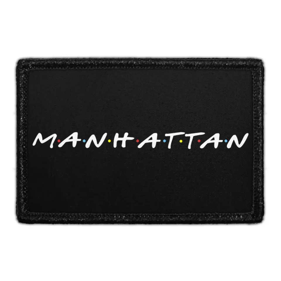 Pull Patch Manhattan Friends patch 76x51 mm velcro