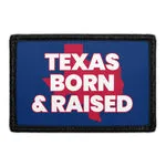Pull Patch Texas Born & Raised velcropatch aftagelig