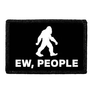 Pull Patch Ew, People velcropatch 76x51 mm sjov tekst