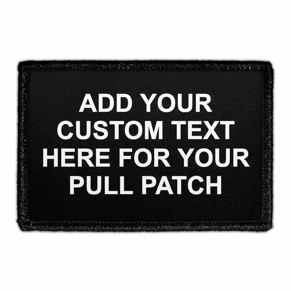 Pull Patch Custom Logo + Tag patch bundle vandret