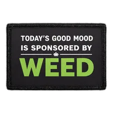 Pull Patch Today’s Good Mood Weed patch grøn