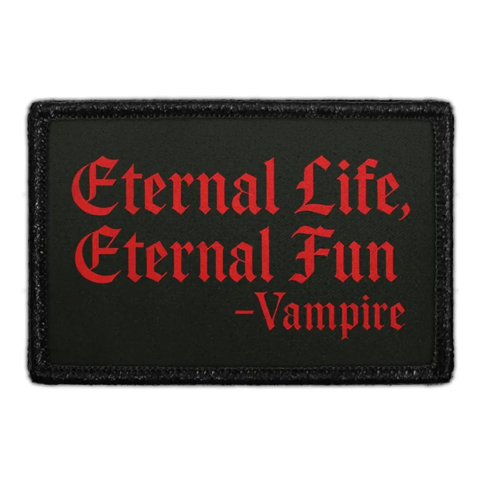 Pull Patch Eternal Life patch 76x51 mm velcro