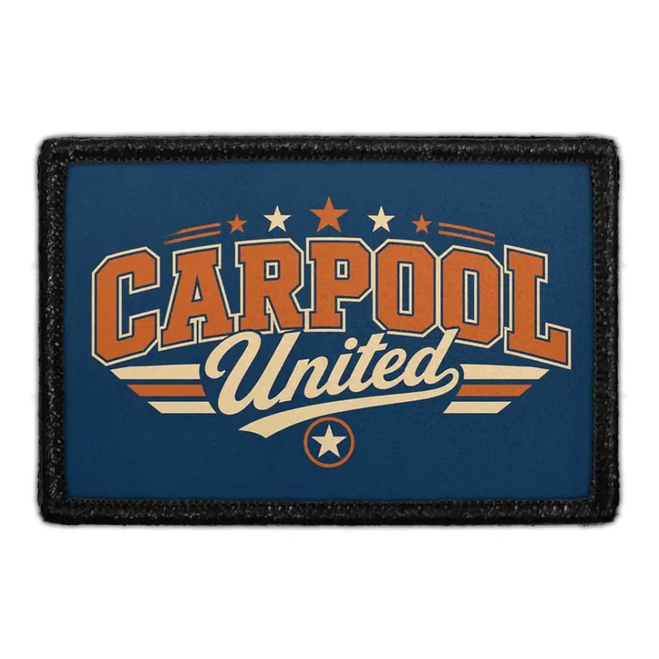 Pull Patch Carpool United velcromærke fodbold