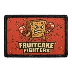 Pull Patch Fruitcake Fighters patch med velcro 76x51 mm