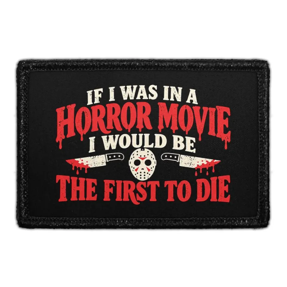 Pull Patch Horror Movie patch med velcro halloween