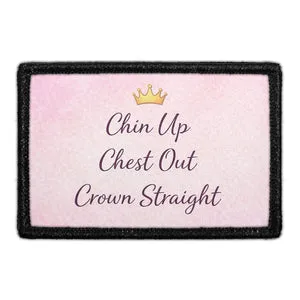 Pull Patch Chin Up Chest Out Crown Straight patch velcro motivation