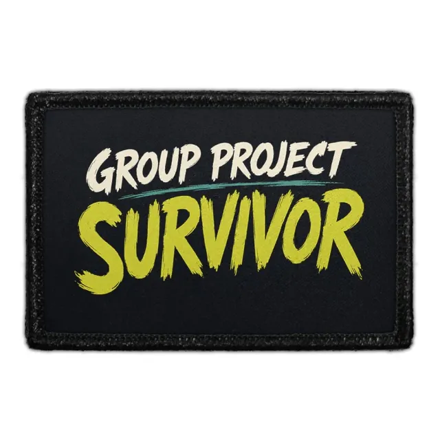 Pull Patch Group Project Survivor patch med velcro til studerende