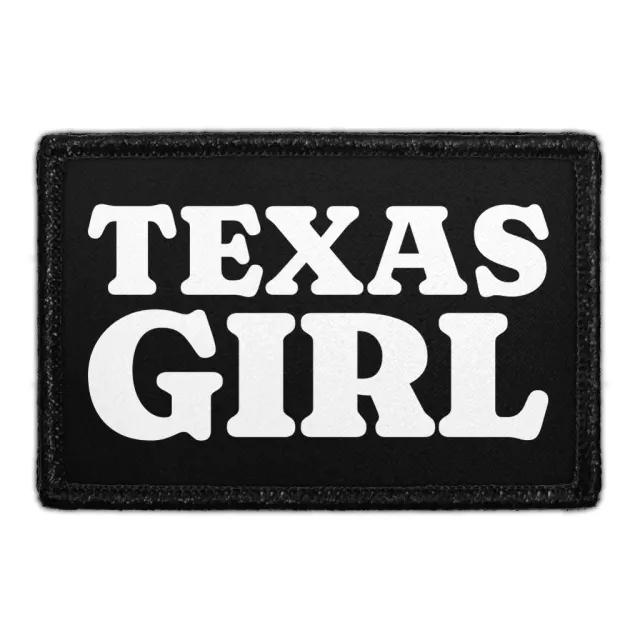 Pull Patch Texas Girl patch med velcro 76x51 mm 1 stk