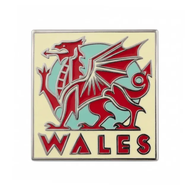 Vagabond Heart Wales emalje pin 24 x 23 mm