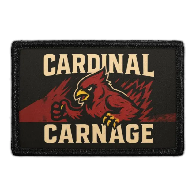 Pull Patch Cardinal Carnage patch med velcro 1 stk