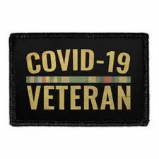 Pull Patch Covid-19 Veteran patch med velcro